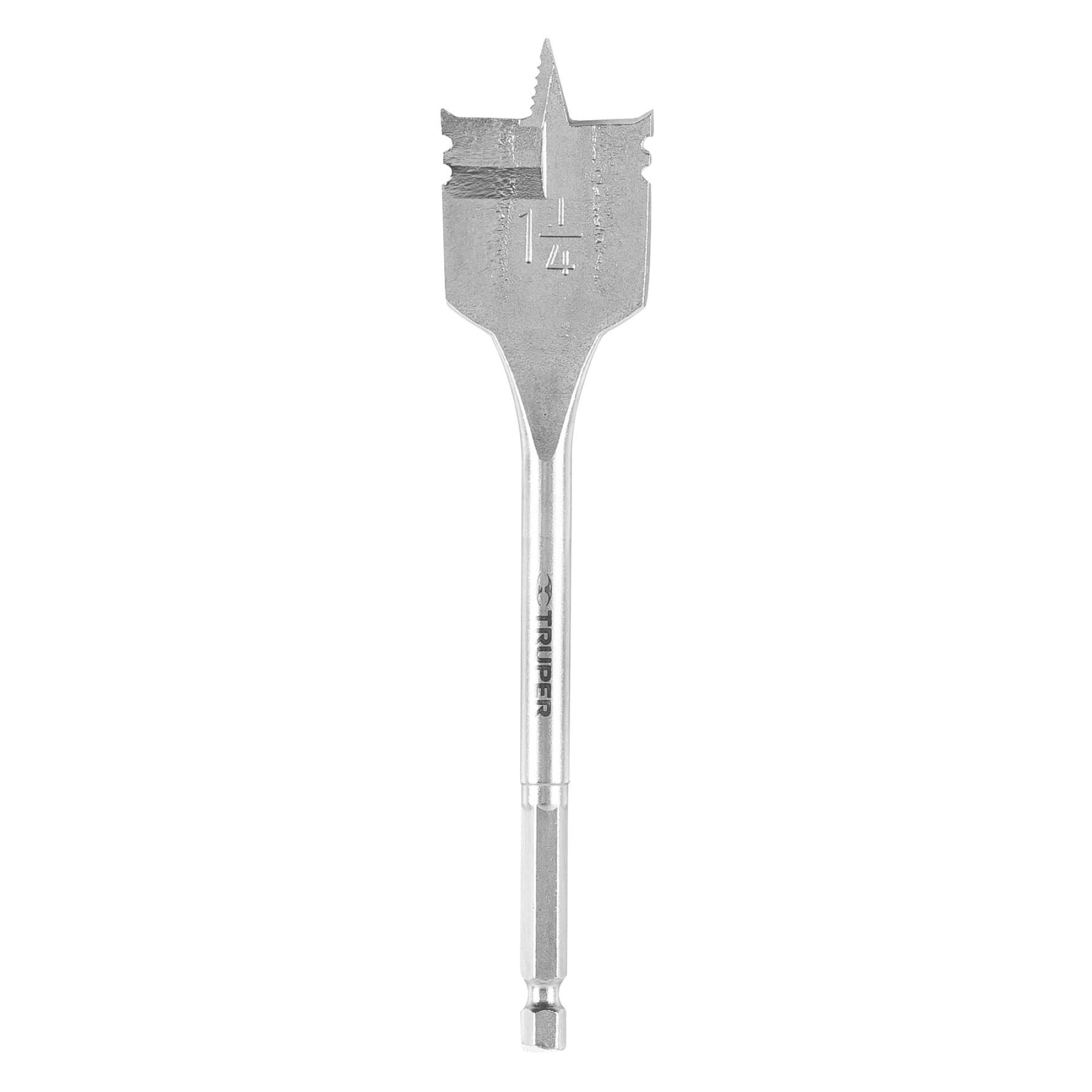 Broca Espada Para Madera De 1.1/4" Zanco Hexagonal 1/4"
